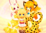 cat checa cheetah cub daughter feline female kneeling lagomorph machine mammal mechanical necklace nurse rabbit ribbons robot rubber sibling sister skirt tetetor-oort tirol vanilla_(tetetor-oort) wings young
Rating: Questionable
Score: 5
User: DSR1337
Date: April 23, 2014