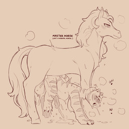 ahegao anthro anthro_on_feral arm_support balls belly_riding bestiality big_balls big_breasts biped bodily_fluids bound breasts butt clenched_teeth cum cum_in_vagina cum_inflation cum_inside cum_on_ground dangling dangling_legs dominant dominant_female drooling duo excessive_genital_fluids female female_penetrated feral from_behind_position genital_fluids genitals hanging_breasts huge_balls huge_breasts inflation looking_pleasured male male/female male_penetrating nude obscured_penetration obscured_sex orgasm_face penetration quadruped saliva sex side_view simple_background tail teeth text thick_thighs throbbing throbbing_balls cold-blooded-twilight dreamworks kung_fu_panda master_tigress equid equine felid horse mammal pantherine tiger 1:1 2025 english_text hi_res monochrome