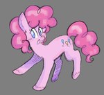 blue_eyes blush eyelashes female feral fur grey_background hair hooves open_mouth open_smile pink_body pink_fur pink_hair pink_hooves pink_tail quadruped simple_background smile solo tail unguligrade the-lazy-llama friendship_is_magic hasbro my_little_pony pinkie_pie_(mlp) earth_pony equid equine horse mammal pony 2023 digital_drawing_(artwork) digital_media_(artwork) shaded soft_shading