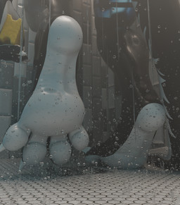 bathing feet foot_fetish foot_focus hindpaw paws raised_paw shower showering steam water dyrmun mythology dyrmun_(character) aquatic aquatic_dragon dragon mythological_creature mythological_scalie scalie absurd_res hi_res