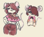 dessert female food ice_cream incisors simple_background sketchy solo ysundae ysundaevt vtuber ysundae_(character) ysunrat mammal murid murine rat rodent digital_drawing_(artwork) digital_media_(artwork) digital_painting_(artwork) hi_res sketch