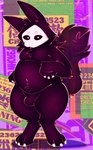 anthro black_body black_fur claws fur male nude null_bulge slightly_chubby solo tail white_claws white_eyes salamikii changed_(video_game) puro_(changed) goo_creature 2024 absurd_res colored digital_drawing_(artwork) digital_media_(artwork) hi_res