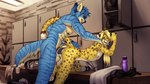 anal anal_penetration animal_genitalia animal_penis anthro anthro_on_anthro anthro_penetrated anthro_penetrating anthro_penetrating_anthro balls canine_genitalia canine_penis duo erection fitness genitals gym interspecies knot knot_fucking knot_root knotted_penis large_penetration locker_room male male/male male_penetrated male_penetrating male_penetrating_male penetration penile penile_penetration penis sex spots stretched_anus stripes evlampyshka syphon canid canine canis cheetah felid feline mammal wolf 16:9 animated hi_res short_playtime widescreen