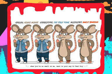 1980s_theme alternative_fashion angry anthro big_ears blood bodily_fluids bottomwear bright_colors brown_body brown_fur buckteeth cheek_tuft chest_tuft clothing criminal denim denim_bottomwear denim_clothing denim_topwear denim_vest emo facial_tuft fur gesture hand_gesture hand_on_hip head_tuft holes_in_clothing horror_(theme) humor jeans kerchief kerchief_only long_tail male mean middle_finger no_genitals nude pants pink_nose quote round_ears shirt solo t-shirt tail teeth text topwear tuft vest whiskers alystairphantem converse the_party_animals henry_buckley_(the_party_animals) mammal mouse murid murine rodent 3:2 absurd_res english_text hi_res