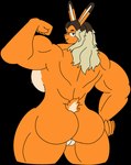 5_fingers anthro back_muscles big_muscles blonde_hair blue_eyes breasts brown_ear_tips brown_hair buckteeth butt closed_smile curvy_figure dipstick_ears ear_markings female female_anthro fingers fist flexing flexing_bicep fluffy fluffy_tail freckled_face freckles fur genitals hair hand_on_hip huge_muscles long_ears long_hair looking_at_viewer looking_back mouth_closed multicolored_body multicolored_ears multicolored_fur multicolored_hair muscular muscular_anthro muscular_female muscular_thighs nipples nude nude_anthro nude_female orange_tail pussy red_nipples scut_tail short_tail simple_background smile smiling_at_viewer solo tail tan_breasts tan_inner_ear tan_tail teeth thick_thighs transparent_background two_tone_body two_tone_fur two_tone_hair two_tone_tail roarbowildside marigold_eastwood lagomorph leporid mammal rabbit 2024 alpha_channel digital_drawing_(artwork) digital_media_(artwork) flat_colors hi_res portrait three-quarter_portrait