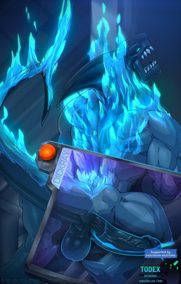 anthro backsack balls big_balls big_penis blue_eyes bodily_fluids cum digitigrade ejaculation erection fire genital_fluids genitals glowing glowing_eyes huge_penis humanoid_genitalia humanoid_penis long_penis male masturbation muscular muscular_anthro muscular_male orgasm orgasm_face penile penile_masturbation penis rear_view solo text unusual_bodily_fluids unusual_cum unusual_genital_fluids x-ray_view todex tdxlabs ekt0r aquatic fish shark 2025 hi_res url