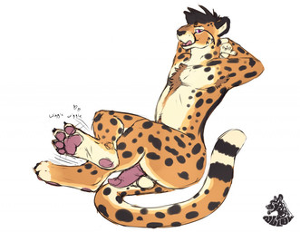 animal_genitalia animal_penis anthro balls claws feline_genitalia feline_penis genitals licking licking_lips looking_at_viewer male nude paws penis solo toe_wiggle tongue tongue_out nolow nolow_(character) cheetah felid feline mammal 2021