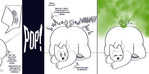 anal anal_vore anthro antlers anus arms_tied balls big_butt biped blush bodily_fluids bound butt dialogue dominant dominant_male dripping_wet duo fart fart_cloud fart_fetish fart_torture farting_on_face female female_prey forced gag gagged genitals green_fart_cloud hair holding_belly horn huge_butt long_hair male male/female male_pred perineum rumbling_stomach satisfied speech_bubble spread_anus spread_butt spreading submissive submissive_female sweat taped_mouth text vore wide_hips ti-ling deltarune undertale_(series) noelle_holiday deer mammal new_world_deer plugboy reindeer comic digital_media_(artwork) english_text hi_res sequence
