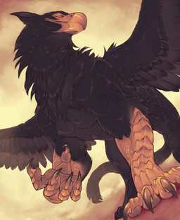 abstract_background beak beckoning bedroom_eyes black_body black_feathers black_sclera black_wings claws detailed_feathers feathers feral forearms gesture glistening glistening_body glistening_feathers male muscular narrowed_eyes raised_arm red_eyes scaled_forearms scales seductive simple_background smile smiling_at_viewer smirk smirking_at_viewer solo spread_wings tail wings yellow_background yellow_beak yellow_body yellow_scales igoo mythology phantom_(kd) avian gryphon mythological_avian mythological_creature 2021 detailed digital_drawing_(artwork) digital_media_(artwork) hi_res