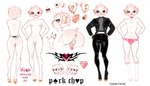 anthro bottomwear butt calf_socks clothing collar crop_top curled_tail denim denim_bottomwear denim_clothing denim_shorts ear_piercing facial_piercing femboy finger_tattoo fishnet_clothing fishnet_topwear flaccid furgonomics genitals hooves hotpants humanoid_genitalia humanoid_penis jacket jewelry leather leather_bottomwear leather_clothing leather_jacket leather_pants leather_topwear male nose_piercing nose_ring nude pants penis piercing presenting presenting_hindquarters ring_piercing shirt shorts solo tail tattoo topwear tramp_stamp frenky_hw hiro_(frenky_hw) domestic_pig mammal suid suine sus_(pig) model_sheet