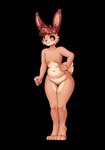 absurd_res alpha_channel anthro brown_body brown_eyes brown_fur brown_hair digital_media_(artwork) ears_up featureless_crotch feet femboy fur hair hi_res kenoxpictures lagomorph leporid male mammal nude pear-shaped_figure rabbit simple_background slightly_chubby slightly_chubby_male smile solo teeth thick_thighs transparent_background wide_hips