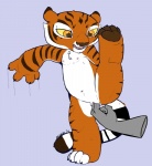 4_toes amber_eyes anthro claws cub disembodied_hand dreamworks duo feline female fingering hindpaw kung_fu_panda mammal master_tigress misskin nipples nude open_mouth pawpads paws plain_background pussy raised_leg spread_legs spreading standing tiger toes vaginal vaginal_fingering young
Rating: Explicit
Score: 24
User: xes
Date: February 11, 2014