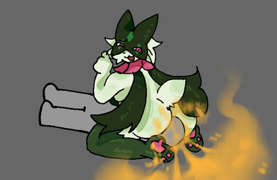anthro back_boob breasts butt duo faceless_character faceless_male facesitting fart fart_cloud fart_fetish farting_on_face female female_facesitting_male kneeling looking_at_another male male/female orange_fart_cloud paws sitting sitting_on_another smelly smile tail irougaki nintendo pokemon anon felid feline felis generation_9_pokemon mammal meowscarada pokemon_(species)