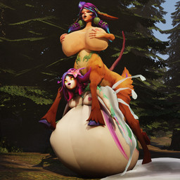 balls big_breasts bodily_fluids breast_grab breasts cum cum_in_vagina cum_inflation cum_inside cumshot doggystyle duo ejaculation female female_penetrated from_behind_position genital_fluids genitals gynomorph gynomorph/female gynomorph_penetrating gynomorph_penetrating_female hand_on_breast hooves human_torso hyper hyper_inflation inflation intersex intersex/female intersex_penetrating intersex_penetrating_female interspecies nipples nude penetration penile penile_penetration sex tail taur_penetrating vaginal vaginal_penetration elitedog european_mythology greek_mythology league_of_legends mythology riot_games tencent lillia_(lol) neeko_(lol) centaur deer deer_taur equid equid_taur humanoid_taur mammal mammal_taur taur 1:1 3d_(artwork) blender_(artwork) blender_cycles_(artwork) digital_media_(artwork) hi_res