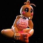 beakless black_background black_sclera feet female hand_on_face looking_down machine orange_feet sad simple_background sitting solo spread_legs spreading yellow_body adri164 five_nights_at_freddy's five_nights_at_freddy's_2 scottgames lovetaste_chica toy_chica_(fnaf) animatronic avian bird chicken galliform gallus_(genus) phasianid robot 1:1 3d_(artwork) absurd_res digital_media_(artwork) hi_res