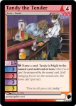 alcohol apron bar bartender beverage breasts card card_template clothed clothing duo female food fully_clothed male text trading_card trading_card_game trading_card_template noha furoticon bear giant_panda mammal english_text marker_(artwork) traditional_media_(artwork)