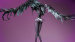 anthro beak bikini bikini_bottom black_body black_feathers blush butt clothed clothing feathers female rear_view solo swimwear topless two-piece_swimsuit wattchewant dark_souls fromsoftware ornifex avian bird corvid corvus_(genus) crow crow_demon demon oscine passerine 3d_(artwork) digital_media_(artwork) hi_res source_filmmaker_(artwork)