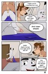 after_anal anthro anthro_on_anthro antlers anus backsack balls bedding bedroom bedroom_sex biped blue_eyes bodily_fluids brown_body brown_fur brown_hair close-up cum cum_drip cum_on_sheets cum_string dialogue dirty_talk dripping duo erection feet fur genital_fluids genital_shot genitals glans green_eyes grey_body grey_fur hair horn humanoid_feet humanoid_genitalia humanoid_penis inside interspecies laugh male male/male page_number penis penis_shot perineum plantigrade shaking short_hair short_tail smile sore speech_bubble tail talking_to_another teeth text toes vein veiny_penis gearfox98 francis_(gearfox98) hector_(gearfox98) arctic_hare deer hare lagomorph leporid mammal 2024 artist_name colored comic english_text hi_res url