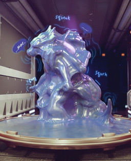 antennae_(anatomy) bdsm blue_eyes bondage booby_trap bound compound_eyes digitigrade encasement latex liquid_latex male panicking purple_body sound_effects text_bubbles xenomaker_(artist) mythology ex-oh_(xenomaker) samagthra alien alien_humanoid animal_humanoid arthropod arthropod_humanoid dragon dragon_humanoid humanoid insect insect_humanoid mythological_creature mythological_scalie scalie absurd_res blender_(artwork) blender_cycles_(artwork) digital_media_(artwork) hi_res