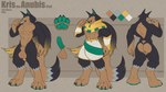 abs animal_genitalia anthro back_muscles balls big_balls big_muscles big_penis black_body black_claws black_fur black_hair blonde_hair brown_body brown_fur butt claws dipstick_tail fur genitals green_eyes green_pawpads green_penis grey_body grey_fur hair humanoid_genitalia humanoid_penis long_hair male markings multicolored_body multicolored_fur multicolored_hair muscular muscular_anthro muscular_arms muscular_legs muscular_male muscular_thighs pawpads penis sheath solo tail tail_markings corrsk palworld pocketpair kris_(zombiedwolf) anubis_(pal) pal_(species) 16:9 4k absurd_res hi_res widescreen