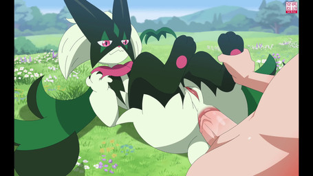 ahegao anal anal_fluids anal_penetration anthro anthro_focus anthro_penetrated anus balls biped bodily_fluids butt cum cum_in_ass cum_inside day detailed_background duo faceless_character faceless_human faceless_male feet female female_focus female_penetrated flower foot_grab fur genital_fluids genitals grass green_body green_fur human_on_anthro human_penetrating human_penetrating_anthro humanoid_genitalia humanoid_vulva interspecies leaking_cum light_body light_skin looking_pleasured lying male male/female male_penetrating male_penetrating_female meadow meowing music nature on_back on_grass on_ground open_mouth orgasm outside outside_sex penetration penile penile_penetration penis penis_in_ass pink_eyes plant pokephilia sex smile solo_focus tail teeth tongue tongue_out tree vulva sarox sound_warning nintendo pokemon generation_9_pokemon human mammal meowscarada pokemon_(species) 16:9 2d_animation animated background_music digital_media_(artwork) frame_by_frame hi_res long_playtime sound video widescreen