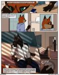 anthro canid canine canis ceowolf ceowolf_evandean comic cursed_wolf_commissions digitigrade english_text fox hi_res jake_(ceowolf) male mammal northernwolf student teacher teacher_and_student text url wolf