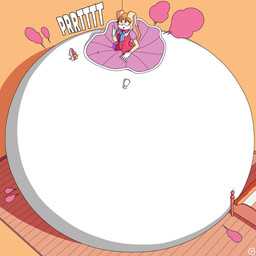 anthro bed bedroom black_mouth blush bodily_fluids breasts brown_eyes brown_hair brown_nose clothing clothing_inflation dress eyelashes fart fart_cloud fart_fetish fart_inflation female footwear furniture gloves hair handwear high-angle_view hyper hyper_fart hyper_inflation immobile inflation inside logo mature_anthro mature_female onomatopoeia open_mouth open_smile panties panties_inflation pink_fart_cloud pink_gas pink_inner_ear pink_tongue purple_clothing purple_dress red_clothing red_footwear red_shirt red_shoes red_topwear shirt shoes smile solo sound_effects sweat sweatdrop tan_body tan_ears text tongue topwear underwear white_clothing white_gloves white_handwear white_panties white_underwear gballoon7 sega sonic_the_hedgehog_(series) vanilla_the_rabbit lagomorph leporid mammal rabbit 1:1 2026 absurd_res artist_logo cel_shading colored digital_media_(artwork) hi_res shaded