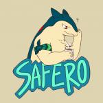 ambiguous_gender armband badge simple_background solo safero nintendo pokemon pokemon_mystery_dungeon spike_chunsoft generation_2_pokemon pokemon_(species) typhlosion 1:1 absurd_res digital_media_(artwork) hi_res