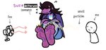 5_toes anthro bodily_fluids electric_fan feet female foot_fetish foot_focus foot_sniffing male musk purple_body purple_scales scales smelly smelly_feet sniffing soles stink_fumes stink_lines sweat sweaty_feet toes blarf022 deltarune girlsmell_particles undertale_(series) susie_(deltarune) dinosaur human mammal prehistoric_species reptile scalie 2023 meme