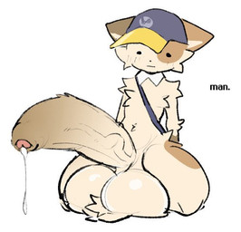 balls balls_expansion balls_on_ground big_balls big_bulge big_penis blank_expression blush bodily_fluids bulge clothing cum dialogue expansion foreskin fur genital_expansion genital_fluids genitals hat headgear headwear huge_balls huge_penis hyper hyper_balls hyper_genitalia hyper_penis leaking_cum leaking_precum male penis penis_expansion precum solo tan_body tan_fur text unretracted_foreskin shiyaa_stuff steam_sale_cat felid feline mammal english_text