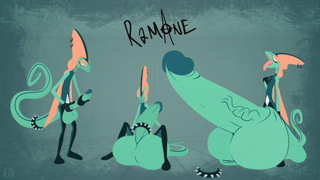 anthro balls balls_expansion big_balls big_penis erection expansion genital_expansion genitals huge_balls huge_penis hyper hyper_balls hyper_genitalia hyper_penis looking_pleasured male masturbation penis penis_collar penis_expansion piercing solo spiked_tailband tail tongue tongue_out vein veiny_penis aesopp nintendo pokemon ramone_(aesopp) generation_8_pokemon inteleon pokemon_(species) hi_res