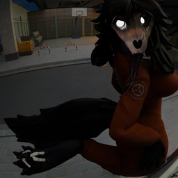 4_toes anthro big_breasts black_body black_claws black_ears black_hair black_inner_ear black_mouth black_pawpads black_tail bone breasts claws clothed clothed_anthro clothed_female clothed_human clothed_male clothing duo_focus feet female female_anthro foot_fetish fully_clothed fully_clothed_anthro fully_clothed_female fully_clothed_human fully_clothed_male fur glowing glowing_eyes group hair human_on_anthro interspecies larger_anthro larger_female long_tongue lying male male/female male_human micro night on_back on_one_leg open_mouth pawpads paws sharp_teeth side_view size_difference skull skull_head sky smaller_human smaller_male standing star tail teeth toes tongue tongue_out white_eyes cynthiaacid da.nilkaz_(modeler) scp_foundation mal0 scp-1471-a scp-1471-a_(da.nilkaz) canid canine cryptid human mammal monster 1:1 2025 3d_(artwork) absurd_res blender_(artwork) digital_media_(artwork) hi_res