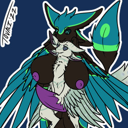 3_fingers 4_ears ambiguous_gender anthro areola between_breasts big_breasts black_body black_breasts black_claws black_ears black_feathers black_inner_ear black_sclera blue_body blue_ears blue_eyes blue_feathers blue_hair blue_wings body_between_breasts breasts claws duo feather_hair feathered_wings feathers fingers genitals green_body green_feathers grey_claws grey_inner_ear_fluff grey_sclera grey_tongue grey_wings gynomorph hair huge_breasts inner_ear_fluff intersex larger_anthro larger_gynomorph larger_intersex larger_nude multi_ear nipples non-mammal_areolas non-mammal_breasts non-mammal_nipples outline penis pseudo_hair purple_areola purple_nipples purple_penis scuted_feet scutes simple_background size_difference smaller_ambiguous smaller_anthro smaller_nude straddling_penis tapering_penis tongue torso_between_breasts transparent_background tuft white_body white_ears white_feathers white_inner_ear_fluff white_outline winged_arms wings toddavali ralena/ralaku avali avian 1:1 2022 alpha_channel signature herm_(lore)