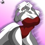 1:1 anthro breasts chrisandcompany cleavage clothed clothing female hi_res kelsey_sienna mammal mephitid skunk solo