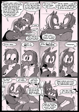 anthro beach belly belly_folds big_belly clothed clothing comforting crossdressing cuddling dialogue male nude_male obese obese_anthro obese_male overweight overweight_anthro overweight_male profanity romantic_confession shush speech_bubble text swinegarden common_hippopotamus equid equine hippopotamid horse mammal comic english_text greyscale hi_res monochrome
