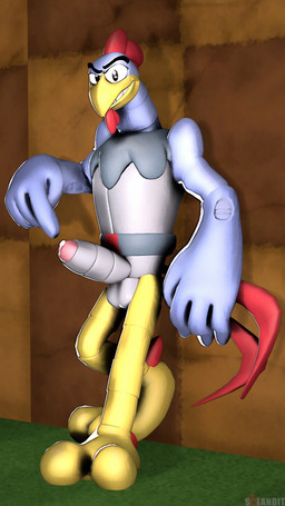 balls bodily_fluids genital_fluids genitals gesture hand_gesture looking_at_viewer machine male non-mammal_balls penis pointing pointing_at_penis pointing_at_self pose precum presenting robotic_penis solo sfmsalandit adventures_of_sonic_the_hedgehog sega sonic_the_hedgehog_(series) scratch_(adventures_of_sonic_the_hedgehog) avian bird chicken galliform phasianid robot 2023 3d_(artwork) 9:16 absurd_res digital_media_(artwork) hi_res pinup source_filmmaker_(artwork)