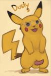 genitals male penis solo marsminer nintendo pokemon dusty fan_character generation_1_pokemon pikachu pokemon_(species) hi_res