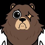 anthro black_nose brown_body brown_fur clothed clothing emote eye_scar eyebrows facial_scar fur male male_anthro sad scar simple_background solo transparent_background white_clothing shyybuchi mihoyo sad-eyed_spongebob_(meme) zenless_zone_zero ben_bigger bear mammal 1:1 absurd_res alpha_channel hi_res meme