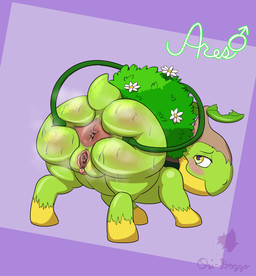 andromorph anus big_butt blush blush_lines bodily_fluids body_blush butt butt_blush clitoral_slit clitoris flower flower_accessory gaping gaping_vagina genital_fluids genitals huge_butt huge_hips intersex looking_at_viewer looking_back plant spread_anus spread_vulva spreading steam steaming_body sweat sweatdrop sweaty_body sweaty_butt sweaty_genitalia sweaty_legs thick_clitoris thick_thighs vulva vulva_blush wide_hips conditional_dnp ori-doggo nintendo pokemon generation_4_pokemon pokemon_(species) turtwig absurd_res hi_res