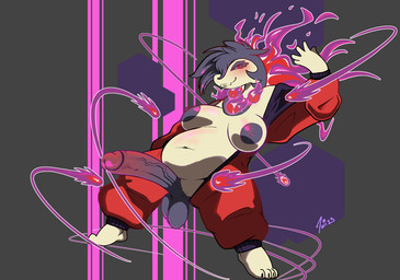 action_pose anthro anthrofied areola balls belly big_belly big_penis blush breasts circumcised elemental_manipulation erection fire fire_manipulation genitals glans gynomorph gynomorph_anthro huge_penis intersex intersex_anthro looking_at_viewer navel nipples overweight overweight_anthro overweight_gynomorph overweight_intersex penis pokemorph pose solo urethra vein veiny_penis twinkletwilight nintendo pokemon generation_8_pokemon hisuian_form hisuian_typhlosion pokemon_(species) regional_form_(pokemon) 2023 cel_shading colored dated hi_res shaded signature