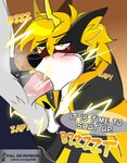 ahegao anthro aroused ball_massage balls balls_deep blowjob_face blush blush_stickers bodily_fluids breath breathing_noises cheek_tuft couple_sex deep_penetration deep_throat dialogue dripping duo electricity electricity_manipulation electrogenesis electrostimulation elemental_manipulation embarrassed erotic_play facial_tuft fellatio femboy fluffy fluffy_chest fluffy_hair genital_fluids genitals hair happy holding_balls horn inside leaking_precum licking lightning_bolt looking_at_another looking_pleasured male male/male massaging oral oral_penetration penetration penile penis penis_lick playful precum precum_drip precum_on_own_penis precum_on_penis precum_string romantic romantic_couple romantic_sex saliva saliva_on_face saliva_on_penis saliva_string sex size_difference sloppy_blowjob superhero superpowers tears tears_of_pleasure tongue touching_balls tuft wet walk-w-igny ignatius_walker_(walk-w-igny) igny_superstar sebastian_brighton_(walk-w-igny) canid canine canis mammal wolf comic hi_res