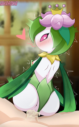 anthro anus blush blush_lines butt duo female heart_eyes heart_symbol interspecies male male/female penetration pokephilia vaginal vaginal_penetration kar0ha nintendo pokemon generation_8_pokemon hisuian_form hisuian_lilligant humanoid pokemon_(species) regional_form_(pokemon) absurd_res hi_res