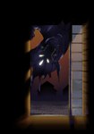 anthro door_open glowing glowing_eyes goo_drip holidays home_invasion imminent_vore licking licking_lips looking_at_viewer looking_in looming male multi_eye solo tongue tongue_out geno28_(artist) halloween mythology dragon goo_creature goo_dragon mythological_creature mythological_scalie reptile scalie hi_res watermark