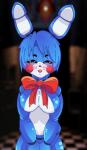 alternate_species big_breasts blush breasts featureless_breasts female hair humanoidized machine smile solo mairusu-paua five_nights_at_freddy's five_nights_at_freddy's_2 five_nights_in_anime scottgames toy_bonnie_(fnaf) animal_humanoid animatronic humanoid lagomorph leporid mammal rabbit robot