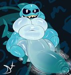 absurd_res animal_humanoid anthro ball_squish balls belly big_balls big_belly big_breasts big_butt big_penis black_sclera blue_body blue_skin bodily_fluids breasts butt crossgender darkened_balls darkened_genitalia darkened_penis exposed_breasts female_(lore) fish fish_humanoid foreskin ftg_crossgender fti_crossgender genital_fluids genitals gynomorph hand_behind_head hi_res huge_balls huge_penis humanoid humanoid_genitalia humanoid_penis hyper hyper_balls hyper_genitalia hyper_penis intersex leaking_precum maggie_mako_(poppy_playtime) marine marine_humanoid mob_entertainment multicolored_body navel nightmare_critters nude nude_anthro nude_gynomorph open_mouth penis plushtrapboyuwu poppy_playtime precum precum_on_ground presenting presenting_balls presenting_penis shark shark_fin shark_humanoid shark_tail sharp_teeth short_stack short_stack_gynomorph sitting slightly_chubby slightly_chubby_anthro slightly_chubby_gynomorph slightly_chubby_intersex smile smiling_at_viewer solo spread_legs spreading squish teeth teeth_showing thick_foreskin thick_penis thin_eyebrows throbbing throbbing_balls throbbing_penis two_tone_body wide_hips yellow_teeth