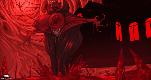 areola big_breasts biped black_body blood blood_puddle bodily_fluids breasts church claws duo extreme_size_difference eyeless female female_penetrated finger_claws heart_symbol hearts_around_head huge_breasts larger_female larger_humanoid larger_penetrated larger_sub long_fingers looking_pleasured male male/female male_penetrating male_penetrating_female multicolored_body nipple_foreskin nipples not_furry open_mouth penetration red_areola red_body red_breasts red_nipples sex size_difference smaller_human smaller_male spread_arms standing submissive tearing_flesh thick_thighs two_tone_body wide_hips ze_blackball.d the_gore_bride_(ze_blackball.d) alien alien_humanoid eldritch_abomination eldritch_humanoid human humanoid mammal 2025 absurd_res digital_media_(artwork) hi_res