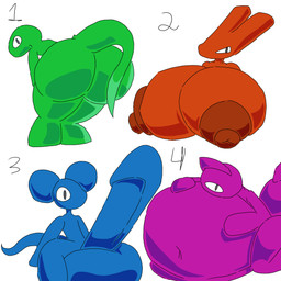 ambiguous_gender belly big_belly big_breasts big_butt big_penis blue_body breasts butt female genitals green_body group huge_belly huge_breasts huge_butt huge_penis hyper hyper_belly hyper_breasts hyper_butt hyper_genitalia hyper_penis male orange_body penis pink_body bunbuun aquatic fish humanoid lagomorph leporid mammal murid murine rabbit rat reptile rodent scalie shark 1:1 hi_res