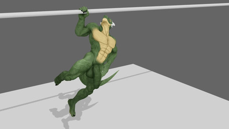 anthro athletic balls big_balls big_penis exercise flaccid genitals horn huge_penis male muscular muscular_anthro muscular_male nude penis pull-up_(exercise) solo workout balasu petruz_(modeler) lizard_(petruz) humanoid scalie 16:9 3d_(artwork) 3d_animation animated digital_media_(artwork) hi_res no_sound short_playtime source_filmmaker_(artwork) video widescreen