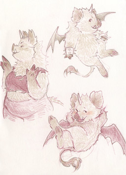 anthro bracelet brown_body brown_fur chibi clothed clothing female fingers fur hooved_fingers hooves horn jewelry semi-anthro simple_background solo spiked_bracelet spikes tusks white_background wings matuska mammal suid suine sus_(pig) wild_boar 2023 hi_res