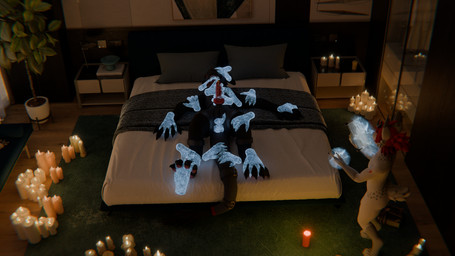 anal animal_genitalia animal_penis anthro bed bodily_fluids canine_genitalia cum disembodied_hand duo equine_genitalia equine_penis fur furniture genital_fluids genitals ghost_hand grey_body grey_fur handjob harness knot lying magic magic_user male male/male on_back penile penis pinned_to_bed sex white_body white_fur biohazardouswolf mythology bio_(biohazardouswolf) zorak_the_great deer dragon furred_dragon furred_scalie hybrid mammal moonfang mythological_creature mythological_scalie scalie waggan 16:9 3d_(artwork) absurd_res blender_(artwork) digital_media_(artwork) hi_res widescreen